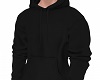 BLACK HOODIE M