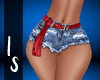 :Is: Night Red Shorts RL