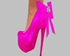 Pink VDay Bow Pumps
