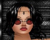 red glasses blacks vampi