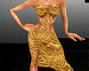 Lopez Gold Lace Dress
