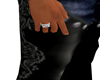 silver  right hand ring