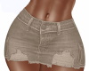Creme Mini Skirt