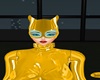 Latex Cat Mask Gold V1