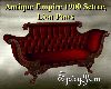 Antq Sm Empire Sofa Red