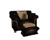 Brown Blanket Chair