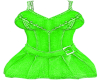 Reina Green Denim Dress