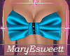 *M* Sexy Bow Top/ L Blue