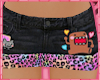 ! denim mini skirt <33