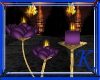 [K] Purple Rose Candles