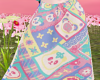 patchwork panda skirt
