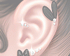 🐰Bunny Black earrings