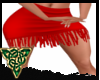 Red Tassle Skirt