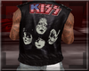 Kiss Army Leather Vest