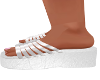 White Comfy Sandals
