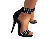 Black  Studded Heels
