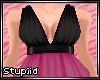 *S* Party Dress:Blk/Pink
