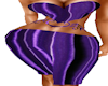 purple 2 piece XXL dress