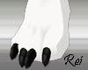 [R] White Felicia Feet