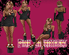 Goth Skull N Roses Set