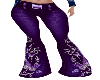 *ZD* Purple Butterfly Diamante Jeans