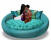Teal Kissing Couch 1