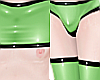 B! Green PVC Outfit M