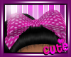 CV|Pink Polka Dot Bow