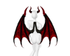 Demon Wings Red Black