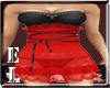 Gothic red black dress