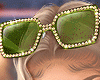 ♛ Lula Green Glasses