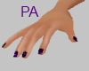 purple nails diva