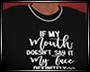 LS~MY FACE TEE +TAT