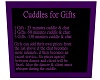 Cuddle price list