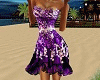 purple & white dress