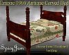 Antq 1900 Empire Bed CSg