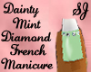 Mint French w/ Diamonds