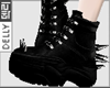 모 - Spike Black Boots