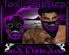 M purple toxic bandana