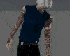 Blue Sleeveless Tat