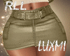 Green Leather Skirt RLL