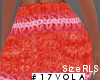 Knit 90s Skirt - Red