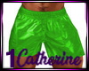 Green Muscle Shorts M