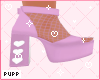 𝓟. Pur. Heart Shoes 7