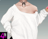 Layerable White  Sweater