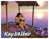 Summer Beach Raft Kiss