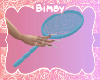 Blue Tennis Racket