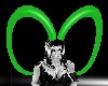 VIC Green PVC Huge Horns