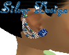 SW Xmas Silv Earrings