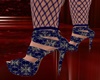 Blue Bloom Mini T Heels